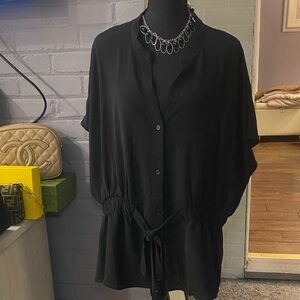 Fashion Nova Elegant Black Blouse